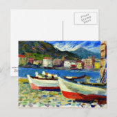 Kandinsky - Rapallo Boote Postkarte (Vorne/Hinten)