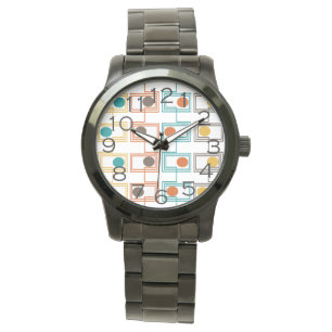 Kandinsky-Rechtecke mit Ovalen Armbanduhr