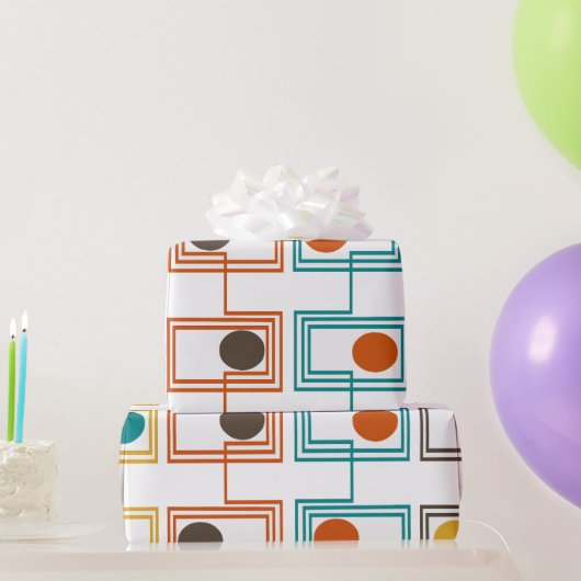 Kandinsky-Rechtecke mit Ovalen Geschenkpapier (Partygeschenke)