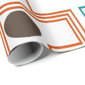 Kandinsky-Rechtecke mit Ovalen Geschenkpapier (Rolleneckpunkt)