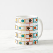 Kandinsky-Rechtecke mit Ovalen Kaffeetasse (VorderseiteRechts)