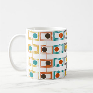 Kandinsky-Rechtecke mit Ovalen Kaffeetasse