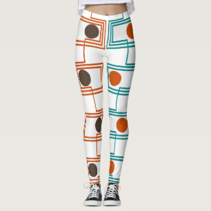 Kandinsky-Rechtecke mit Ovalen Leggings