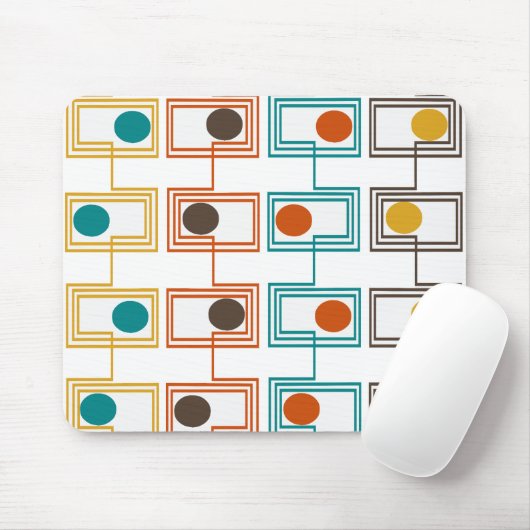 Kandinsky-Rechtecke mit Ovalen Mousepad (Mit Mouse)