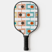 Kandinsky-Rechtecke mit Ovalen Pickleball Schläger (Vorderseite)