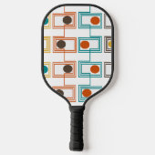 Kandinsky-Rechtecke mit Ovalen Pickleball Schläger (Rückseite)