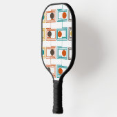 Kandinsky-Rechtecke mit Ovalen Pickleball Schläger (Links)