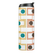 Kandinsky-Rechtecke mit Ovalen Thermosbecher (Nach links gedreht)