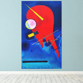 KANDINSKY - RED (Rot - Rouge) - 1924 - Bauhaus - Leinwanddruck (Insitu (Holzboden))