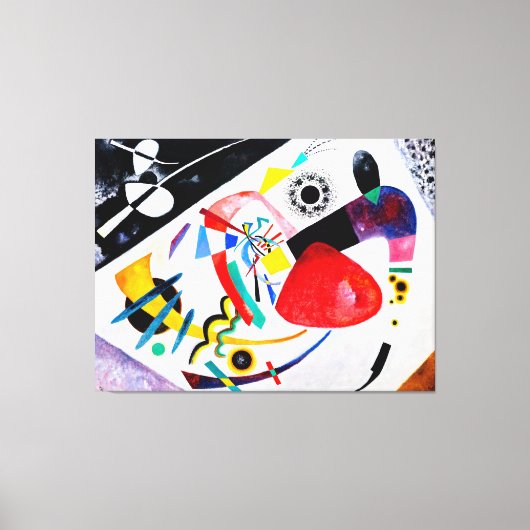 KANDINSKY - RED SPOT II - 1921 - Bauhaus - Leinwanddruck (Vorderseite)