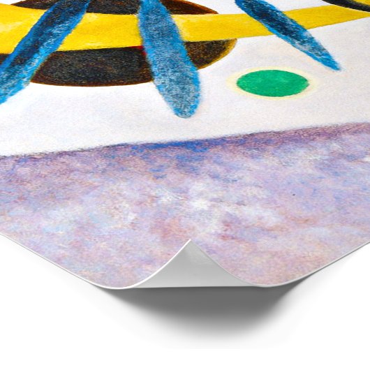 Kandinsky Red Spot Poster (Ecke)