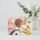 Kandinsky - Regenlandschaft, abstrakte Kunst, Postkarte (Stehend Vorderseite)