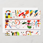 Kandinsky Reihenfolge-Einladungen Einladung (Vorne/Hinten)