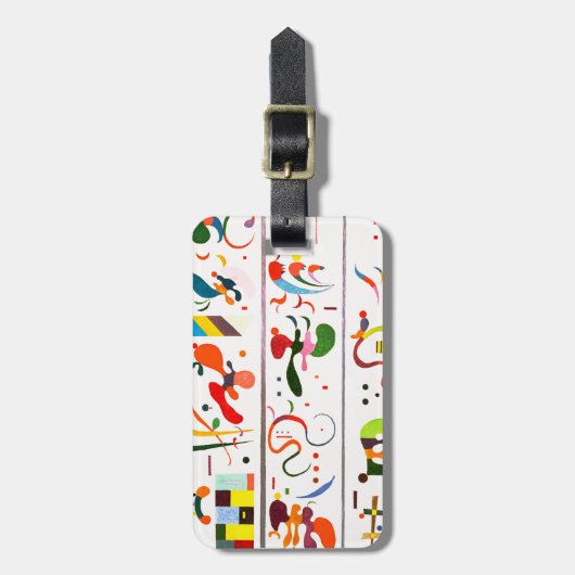 Kandinsky Reihenfolge-Gepäckanhänger Gepäckanhänger (Vorderseite vertikal)