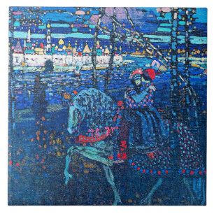 Kandinsky - Reitendes Paar Fliese