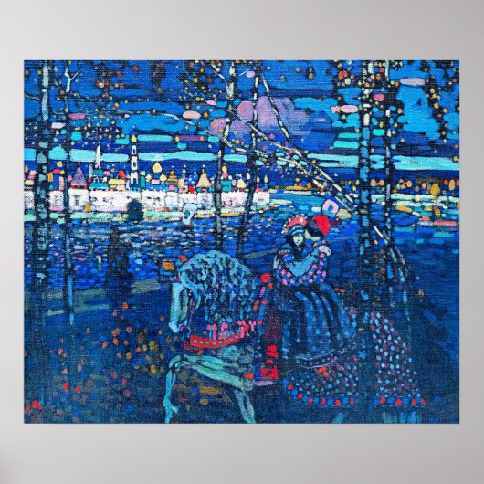 Kandinsky - Reitendes Paar Poster (Vorne)
