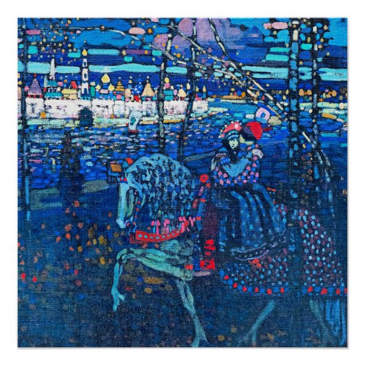 Kandinsky - Reitendes Paar Poster (Vorderseite)