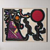 Kandinsky - Roter Kreis Poster (Vorne)