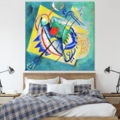 KANDINSKY - ROTES OVAL - 1920 - Bauhaus - Leinwanddruck (Insitu (Schlafzimmer))