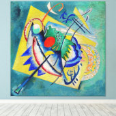 KANDINSKY - ROTES OVAL - 1920 - Bauhaus - Leinwanddruck (Insitu (Holzboden))