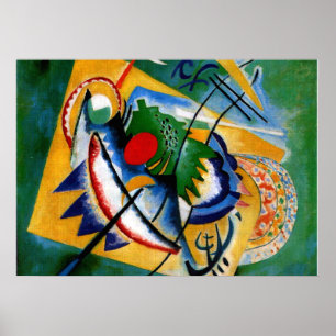 Kandinsky - Rotes Oval Poster