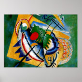 Kandinsky - Rotes Oval Poster (Vorne)