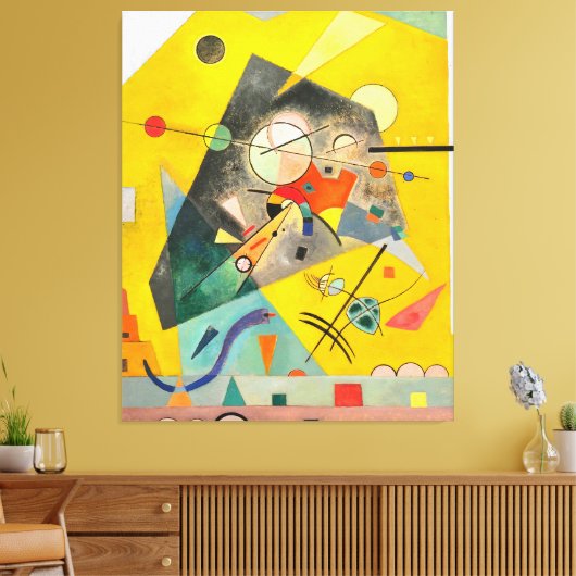 KANDINSKY - RUHIGE HARMONIE - 1924 - Bauhaus - Leinwanddruck (Insitu (Wohnzimmer))