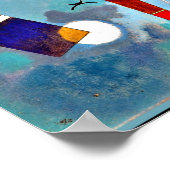 Kandinsky - Rundende, farbenfrohe Kunst Poster (Ecke)