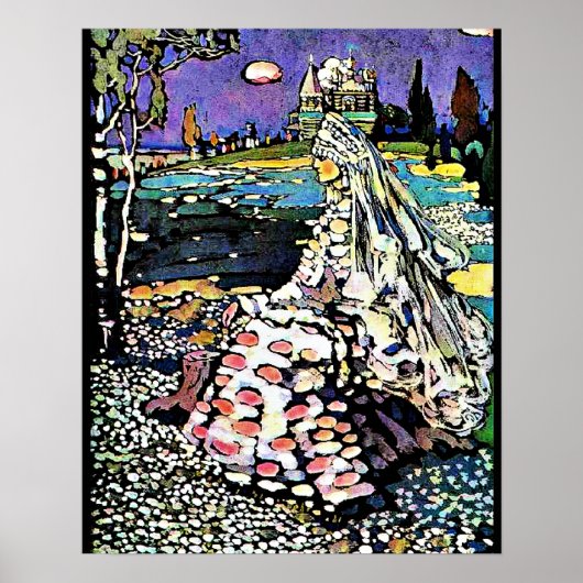 Kandinsky - Russian Beauty in a Landscape Poster (Vorne)