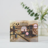 Kandinsky sanfte Konstruktion Feiertagskarte (Stehend Vorderseite)