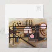 Kandinsky sanfte Konstruktion Feiertagskarte (Vorne/Hinten)