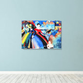 Kandinsky - Schiff, bunte Malerei von 1918 Leinwanddruck (Insitu (Holzboden))