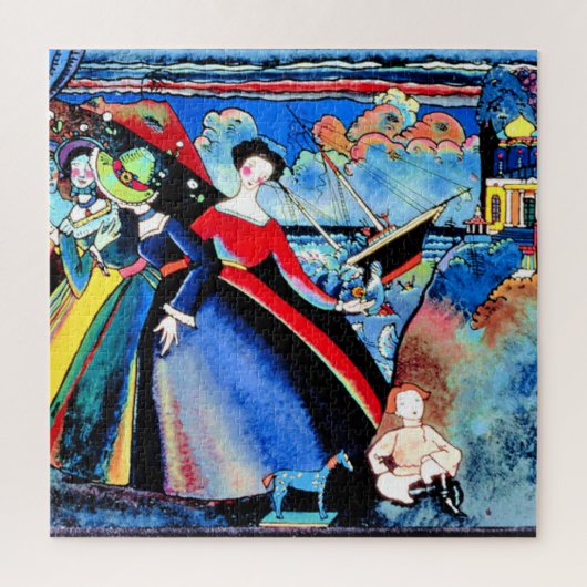 Kandinsky - Schiff Puzzle (Vertikal)