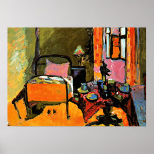 Kandinsky - Schlafzimmer in der Aintmillerstrasse Poster