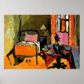 Kandinsky - Schlafzimmer in der Aintmillerstrasse Poster (Vorne)