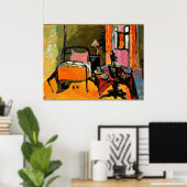 Kandinsky - Schlafzimmer in der Aintmillerstrasse Poster (Heimbüro)