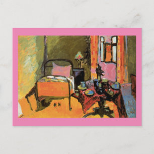 Kandinsky, Schlafzimmer, Kunst Postkarte
