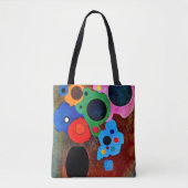 Kandinsky - Schwarz Steigend Tasche (Vorderseite)