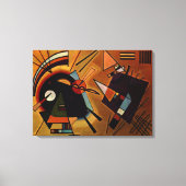 Kandinsky - Schwarz und Violet Leinwanddruck (Vorderseite)