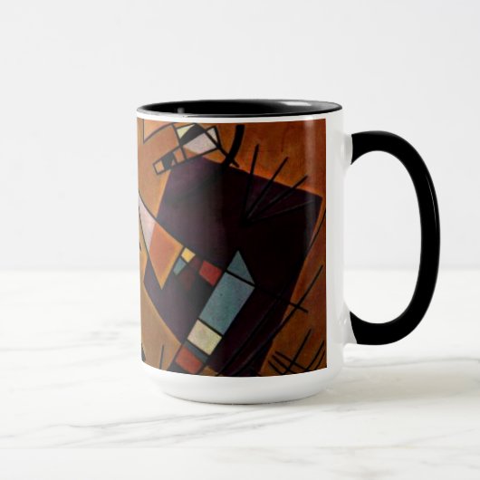 Kandinsky - Schwarz und Violet Tasse (Rechts)