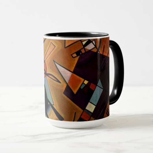 Kandinsky - Schwarz und Violet Tasse (VorderseiteRechts)