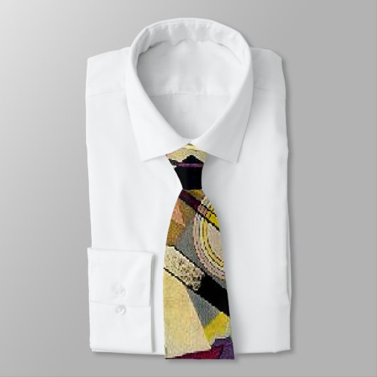 Kandinsky - Schwarze Begleitung Krawatte (Gebunden)