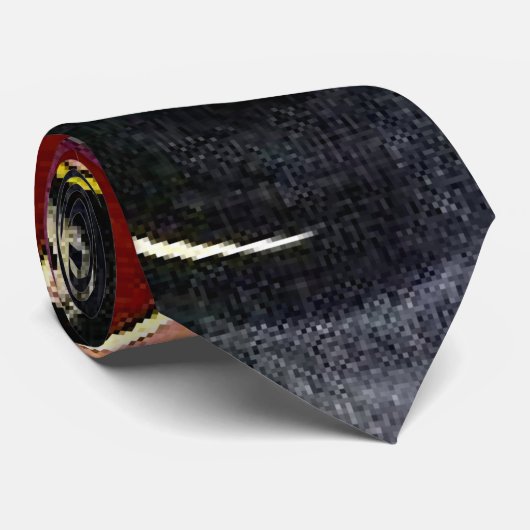 Kandinsky - Schwarze Begleitung Krawatte (Gerollt)