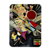 Kandinsky - Schwarze Begleitung Magnet (Vertikal)
