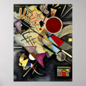 Kandinsky - Schwarze Begleitung Poster (Vorne)