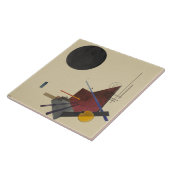 Kandinsky - Schwarze Beziehung Fliese (Seite)