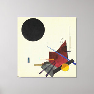 KANDINSKY - SCHWARZE BEZIEHUNGEN - 1924 - Bauhaus  Leinwanddruck