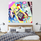 KANDINSKY - SCHWARZE GRID - 1922 - Bauhaus - Leinwanddruck (Insitu (Schlafzimmer))