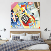 KANDINSKY - SCHWARZE GRID (1922) - Bauhaus - Leinwanddruck (Insitu (Schlafzimmer))