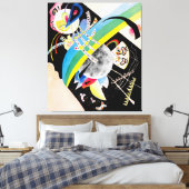 KANDINSKY - SCHWARZE KREISE - 1921 - Bauhaus - Leinwanddruck (Insitu (Schlafzimmer))